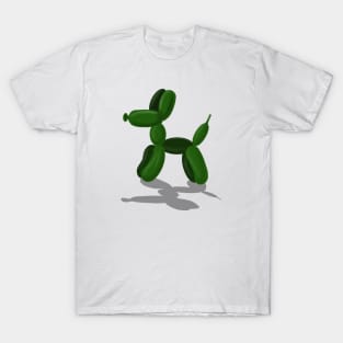 Emerald green balloon dog T-Shirt